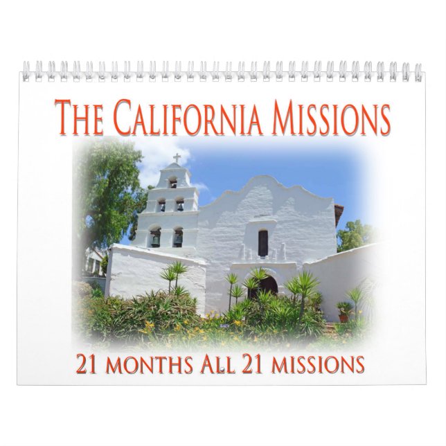 Calendrier Les missions en Californie (Protection)