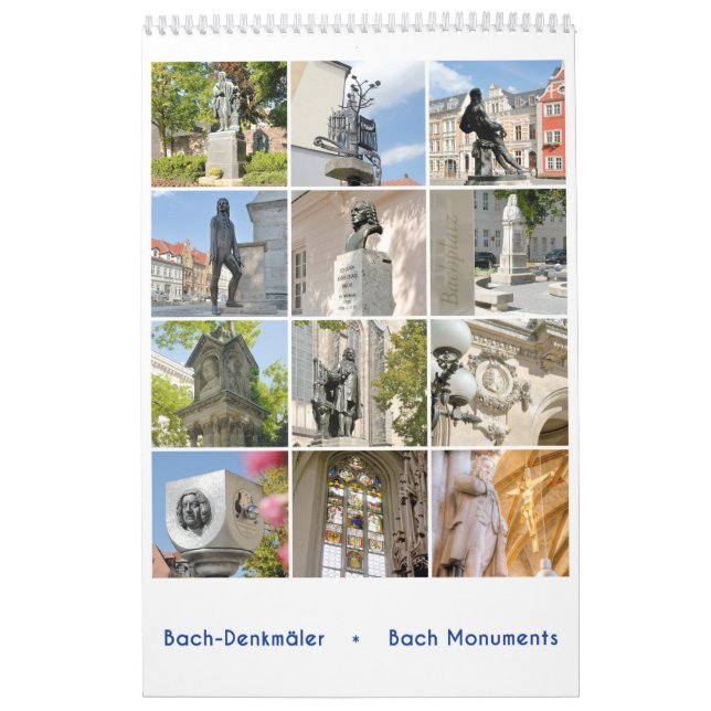 Calendrier Les monuments de Johann Sebastian Bach (Protection)