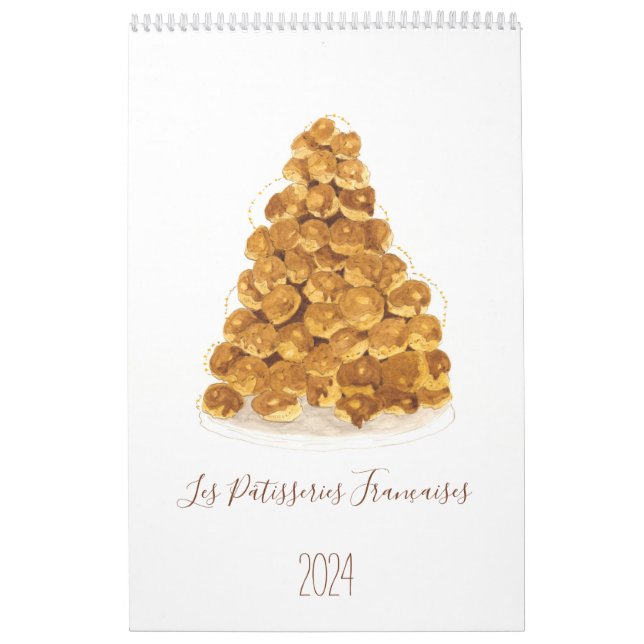 Calendrier Les Pâtisseries Françaises (Protection)