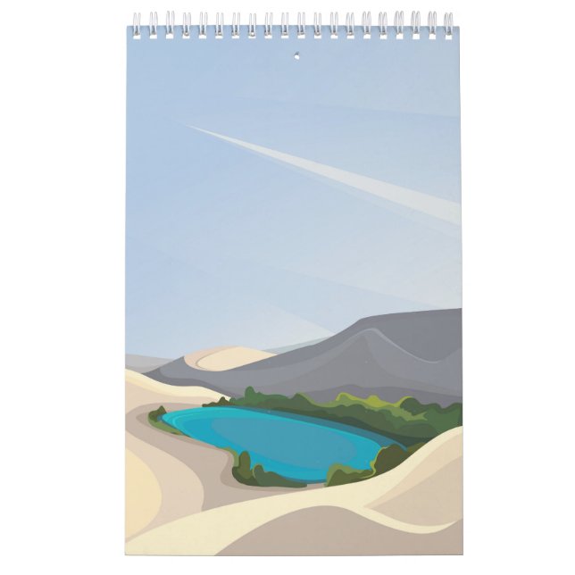 Calendrier Les paysages d'Oasis (Protection)