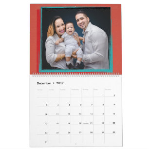 Calendrier Les photos de famille créent votre propre