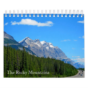 Calendrier Les Rocheuses, Canada