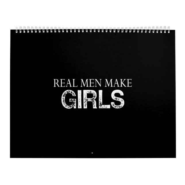Calendrier les vrais hommes font la fille (Protection)
