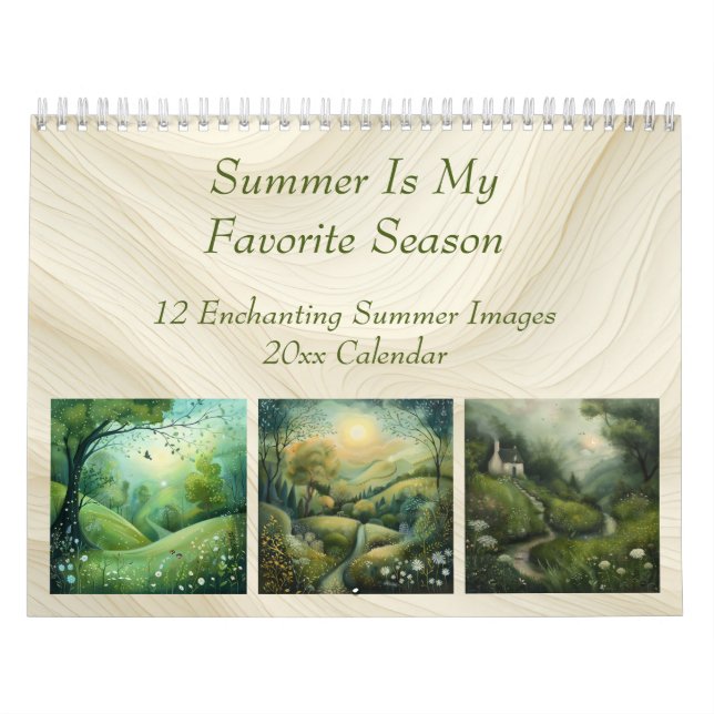 Calendrier L'été est ma saison préférée (Protection)