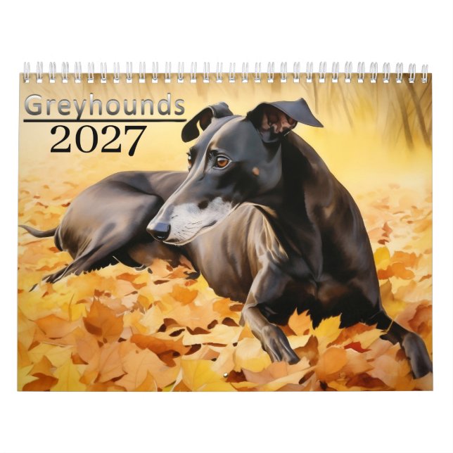 Calendrier Lévriers 2027  (Protection)