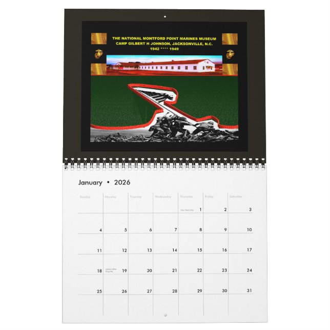 Calendrier L'histoire des Marines de Montford Point (Jan 2026)