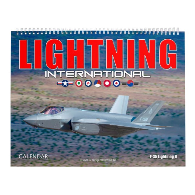Calendrier LIGHTNING INTERNATIONAL - F-35 Lightning II (Protection)