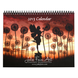 Calendrier L'imaginaire trop heureux de Julie silhouette le