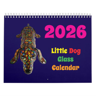 Calendrier Little Dog Glass Calendar