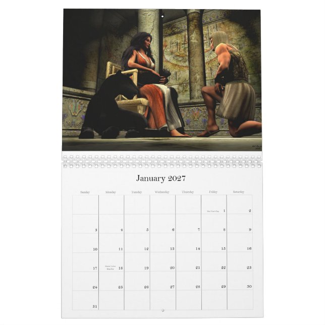 Calendrier L'oeuvre d'art de Delilah K. Stephans 2011 (Jan 2027)
