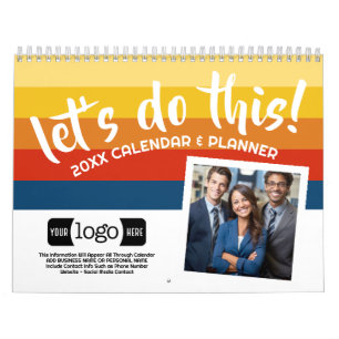 Calendrier Logo Cadeau d'entreprise - Objectif, choses à fair