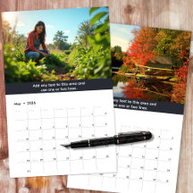 Logo de l'entreprise personnalisée et photos gris