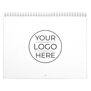 Calendrier Logo d'entreprise rond moderne personnalisé