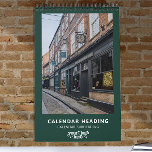 Calendrier Logo d'entreprise Simple Moderne Minimaliste Promo