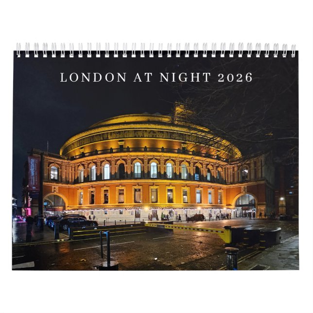 Calendrier London at night 2026 Calendar (Protection)