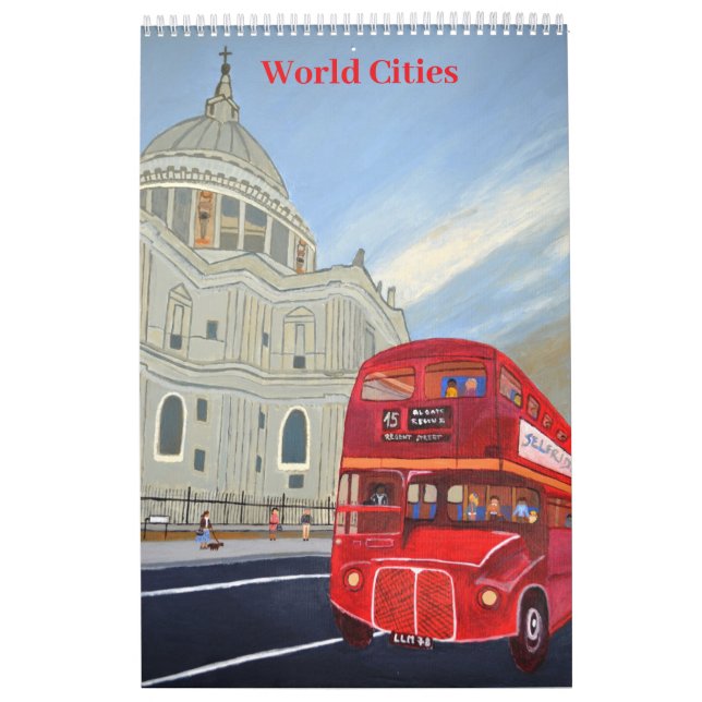 Calendrier London Red Bus Calendar  (Protection)