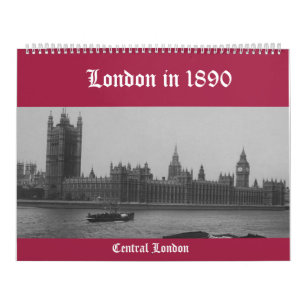 Calendrier Londres 1890