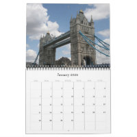 Angleterre Calendrier 2024 Carré Voyage Mural - 16 Mois : Original