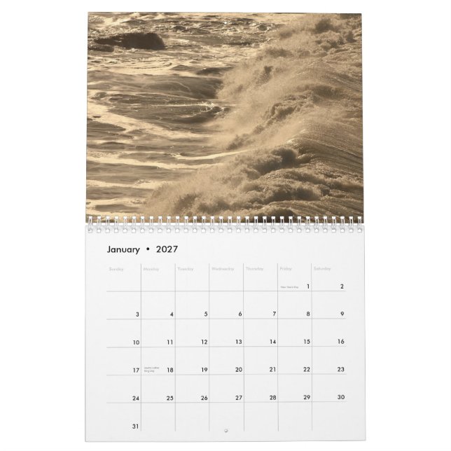 Calendrier L'Orégon (Jan 2027)