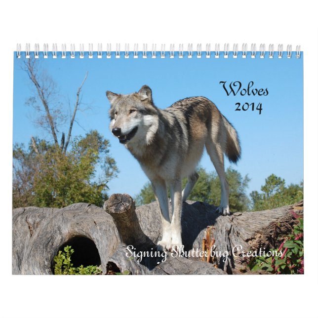 Calendrier - loups - 2014 (Protection)