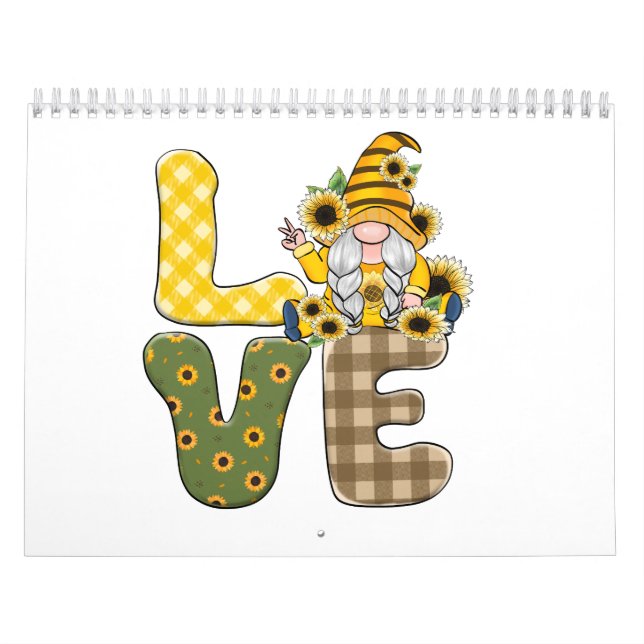 Calendrier Love Sunflower Gnome (Protection)