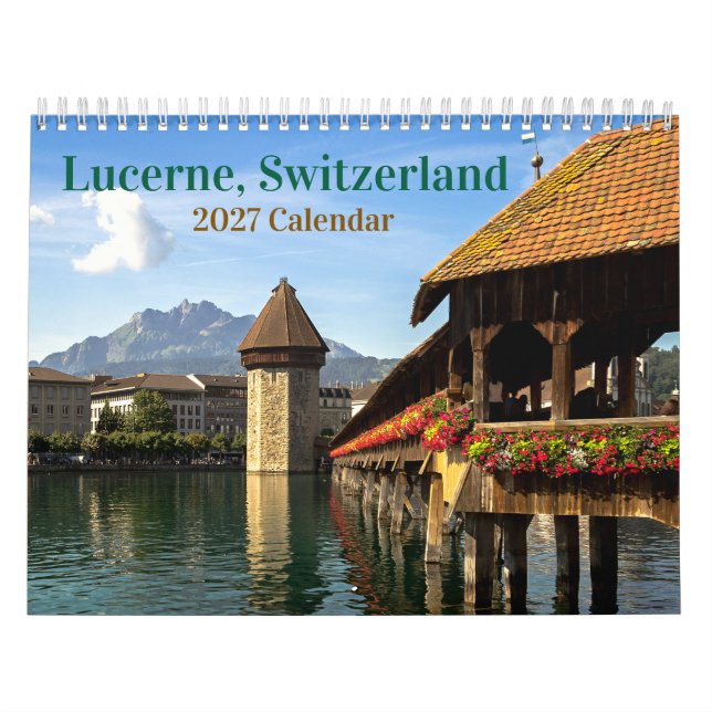 Calendrier Lucerne Suisse 2027 (Protection)