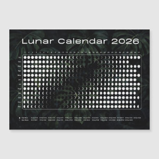 Calendrier Lunaire 2026 Tableau des Phases de la L