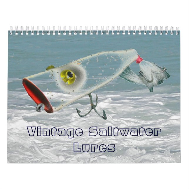 Calendrier - Lures Vintages de pêche à l'eau salée (Protection)