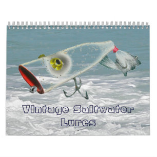 Calendrier - Lures Vintages de pêche à l'eau salée