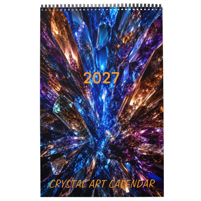 Calendrier Luxe Crystal Depth 3D 2027 (Protection)