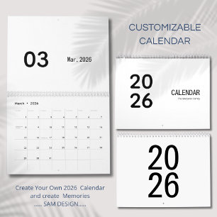 Calendrier Luxe Simple