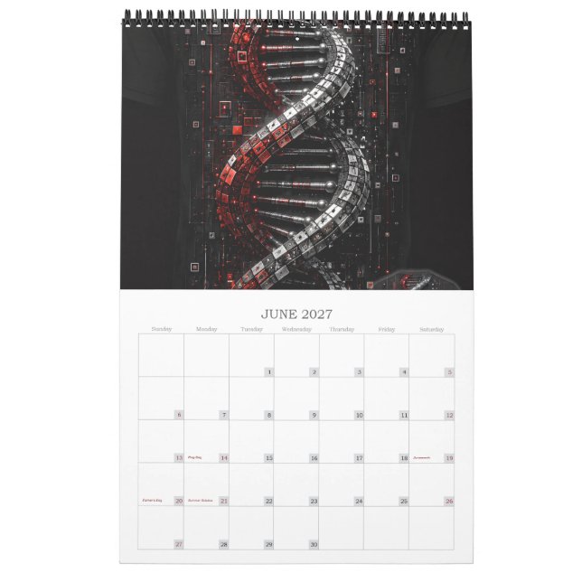 Calendrier Luxueux 3D Art 2027 (Jun 2027)