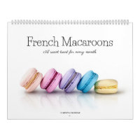 Calendrier Macarons français