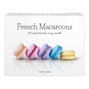 Calendrier Macarons français