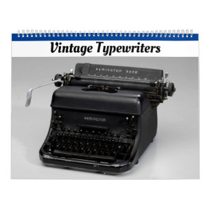 Calendrier Machines à écrire vintages - Machines à écrire