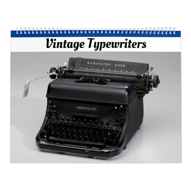 Calendrier Machines à écrire vintages - Machines à écrire anc (Protection)