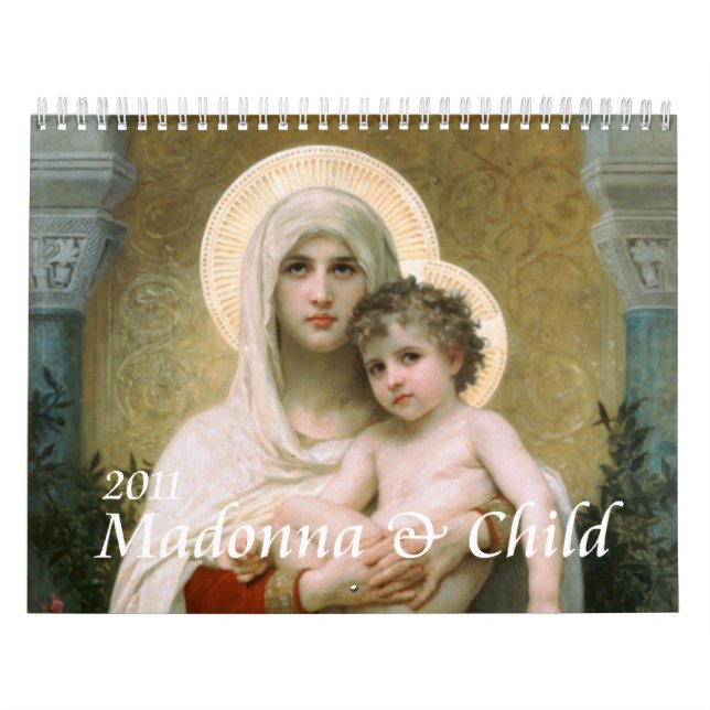 Calendrier Madonna et enfant (Protection)
