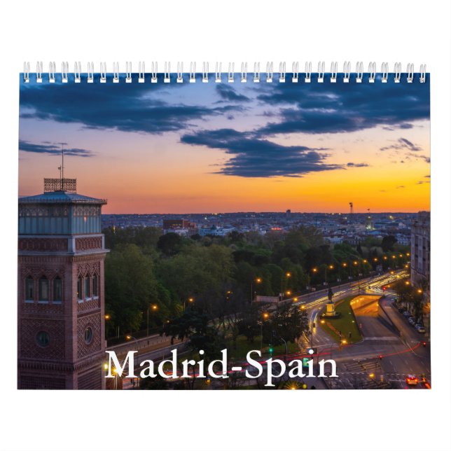 Calendrier Madrid-Espagne (Protection)