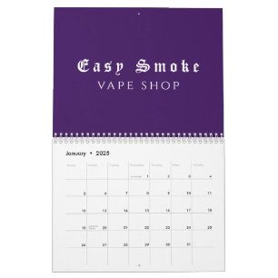 Calendrier Magasin de vapotage Purple Smoke