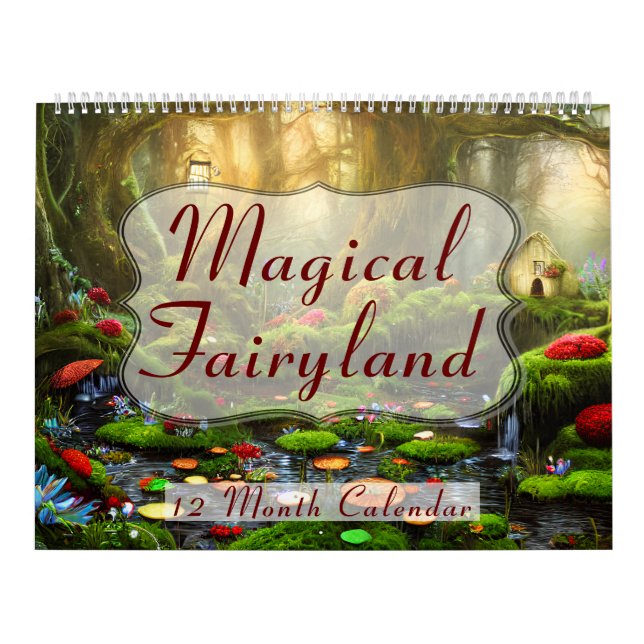 Calendrier Magique Fairyland Fairy Maisons Beaux Jardins (Protection)