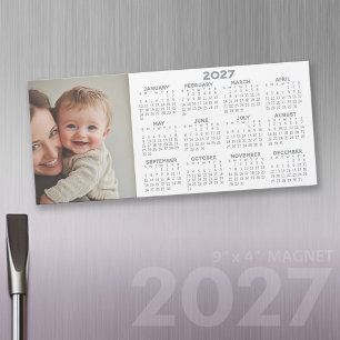 Calendrier magnétique 2027 avec collage de photos