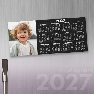 Calendrier magnétique 2027 avec collage de photos