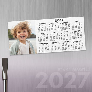 Calendrier magnétique 2027 avec collage de photos