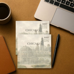 Calendrier magnétique 2027 de Chicago Planetarium