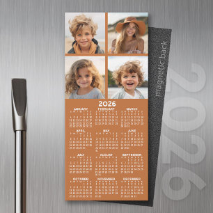 Calendrier magnétique avec collage photo - Terra C