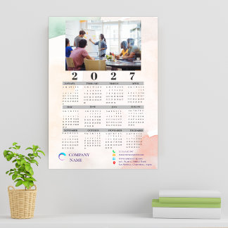 Calendrier magnétique de l'entreprise 2027