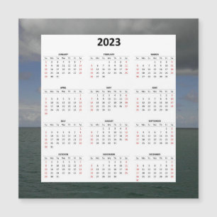 Calendrier magnétique de l'océan Atlantique 2023