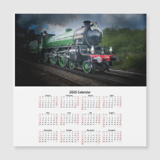 Calendrier magnétique du train à vapeur Royal Wind