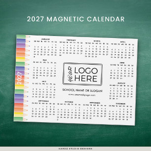 Calendrier Magnétique École Promotionnel 2027 Logo