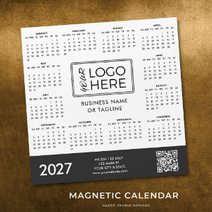 Calendrier Magnétique Logo d'Entreprise 2027